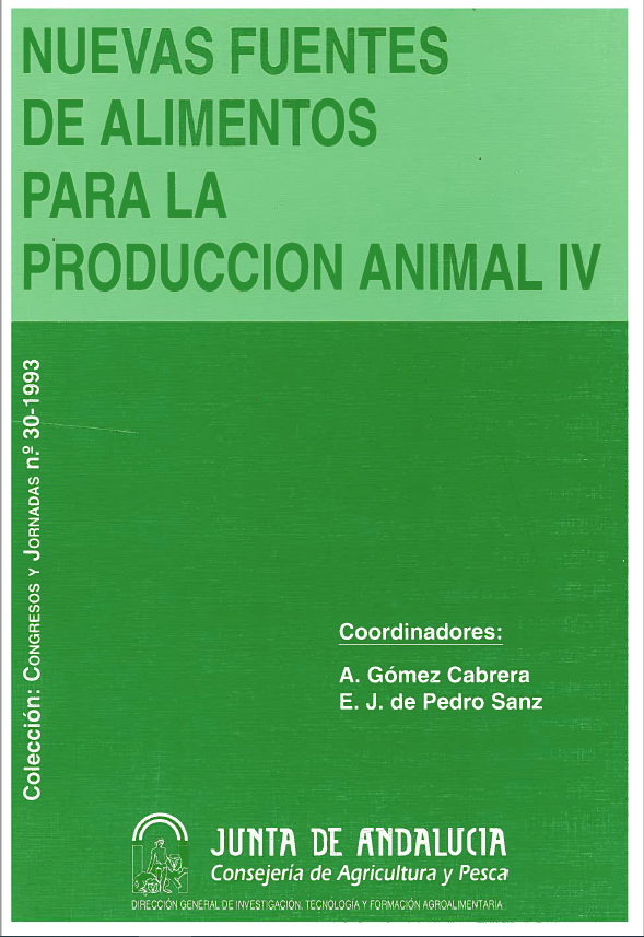 Imagen de portada del libro Nuevas fuentes de alimentos para la producción animal IV
