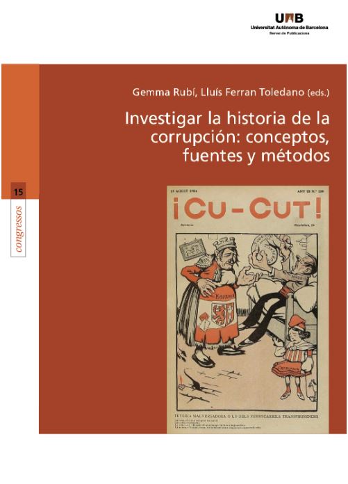 Imagen de portada del libro Investigar la historia de la corrupción