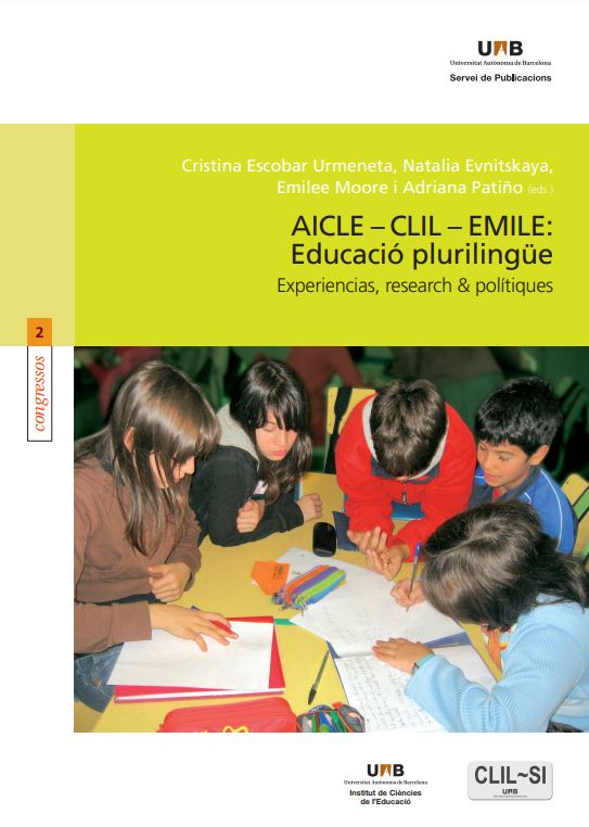 Imagen de portada del libro AICLE-CLIL-EMILE, educació plurilingüe
