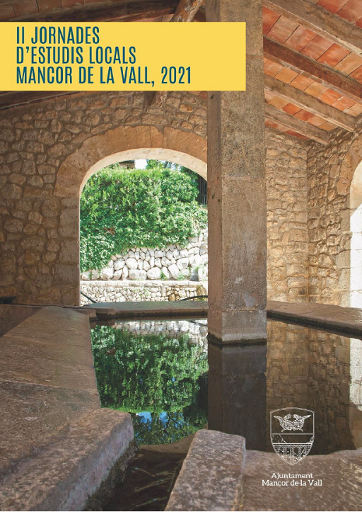 Imagen de portada del libro II Jornades d’Estudis Locals de Mancor de la Vall, 2021