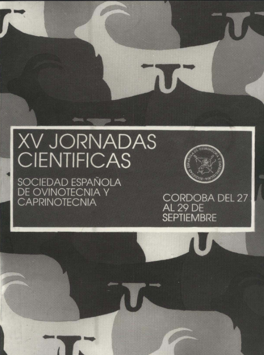 Imagen de portada del libro XV Jornadas Científicas de la Sociedad Española de Ovinotecnia y Caprinotecnia
