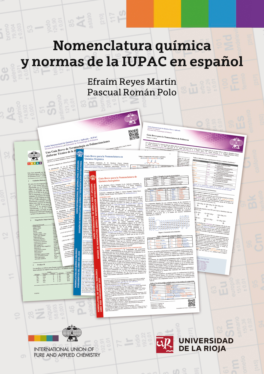 Imagen de portada del libro Nomenclatura química y normas de la IUPAC en español