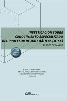 Imagen de portada del libro Investigación sobre conocimiento especializado del profesor de matemáticas (MTSK)