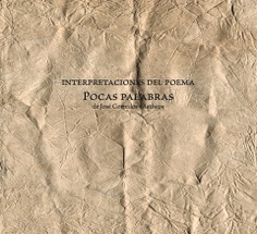 Imagen de portada del libro Interpretaciones del poema Pocas palabras de José Corredor-Matheos