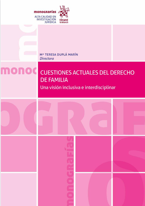Imagen de portada del libro Cuestiones actuales del derecho de familia