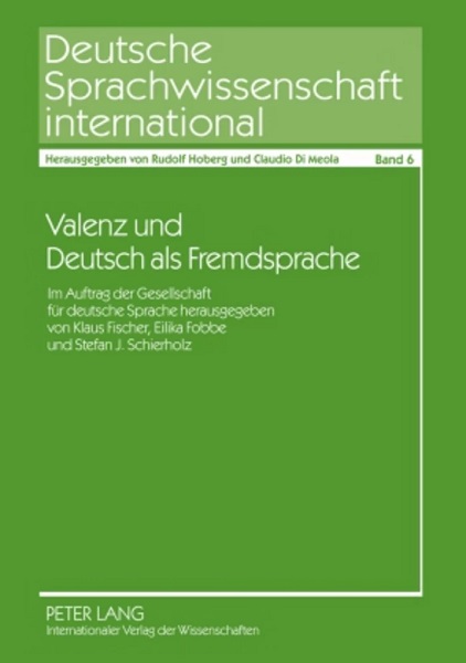 Imagen de portada del libro Valenz und Deutsch als Fremdsprache