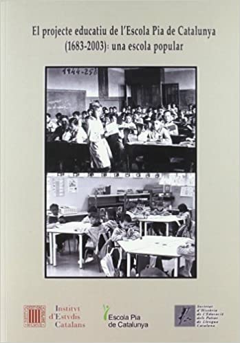 Imagen de portada del libro El projecte educatiu de l'Escola Pia de Catalunya (1683-2003)