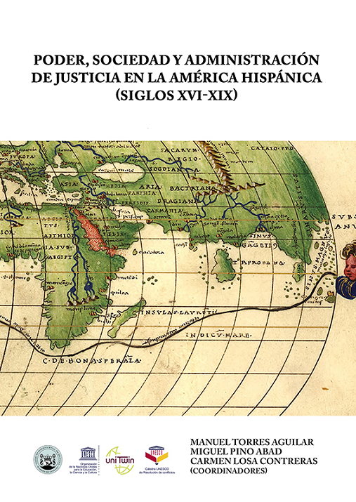 Imagen de portada del libro Poder, sociedad y administración de justicia en la América Hispánica