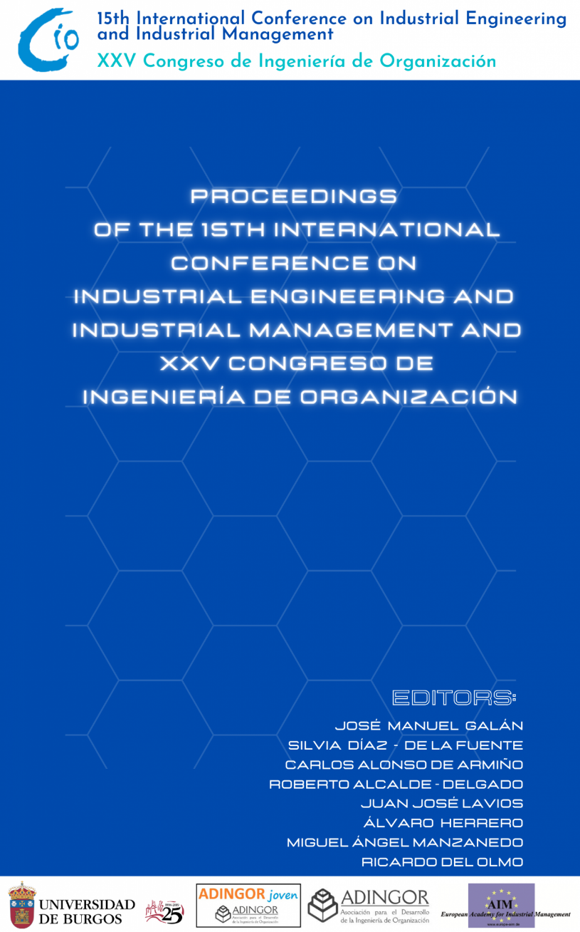 Imagen de portada del libro Proceedings of the 15th International Conference on Industrial Engineering and Industrial Management and XXV Congreso de Ingeniería de Organización