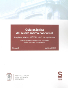 Imagen de portada del libro Guía práctica del nuevo marco concursal.