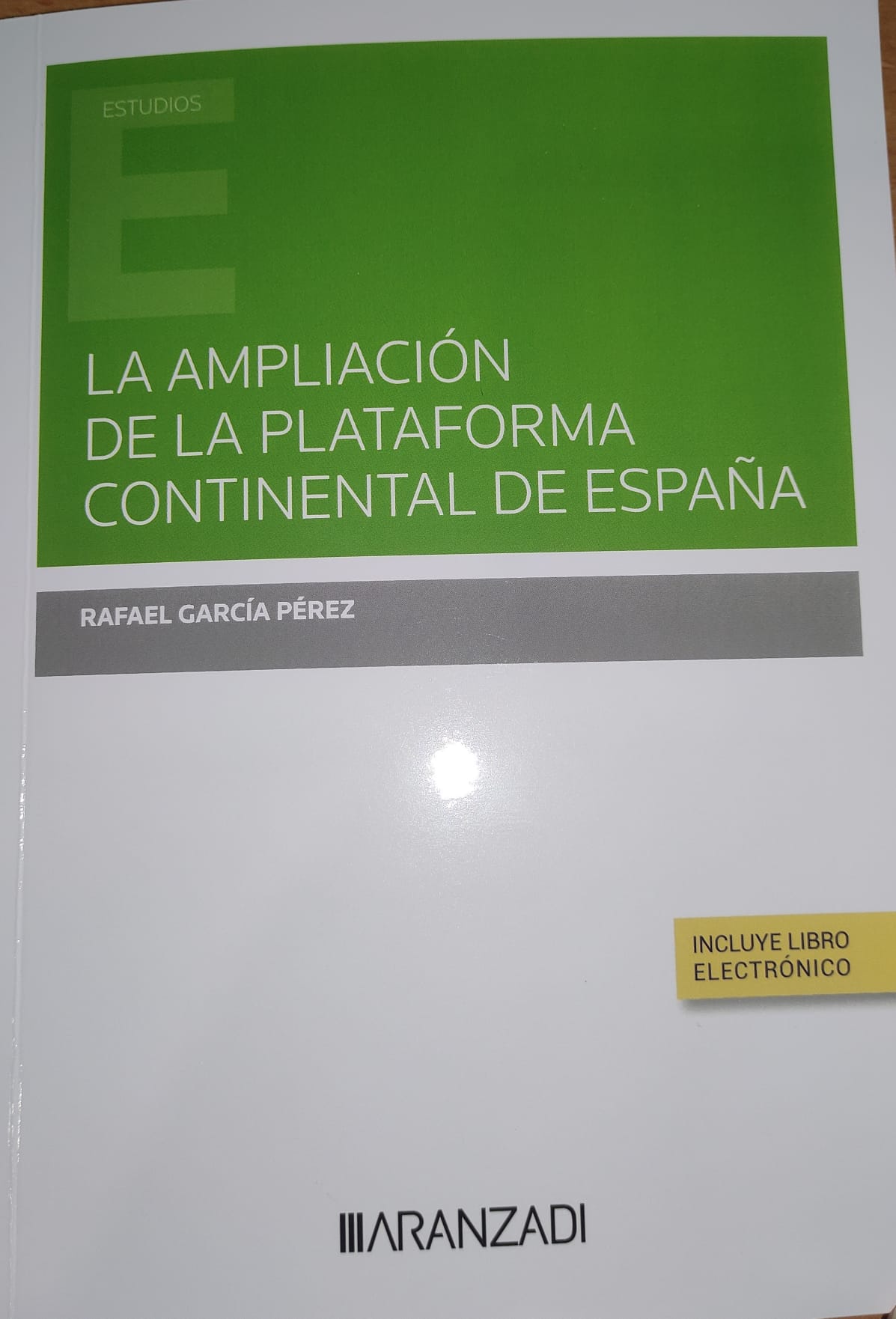 Imagen de portada del libro La ampliación de la plataforma continental de España
