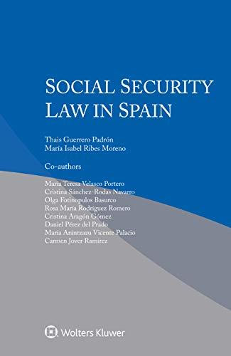 Imagen de portada del libro Social Security Law in Spain