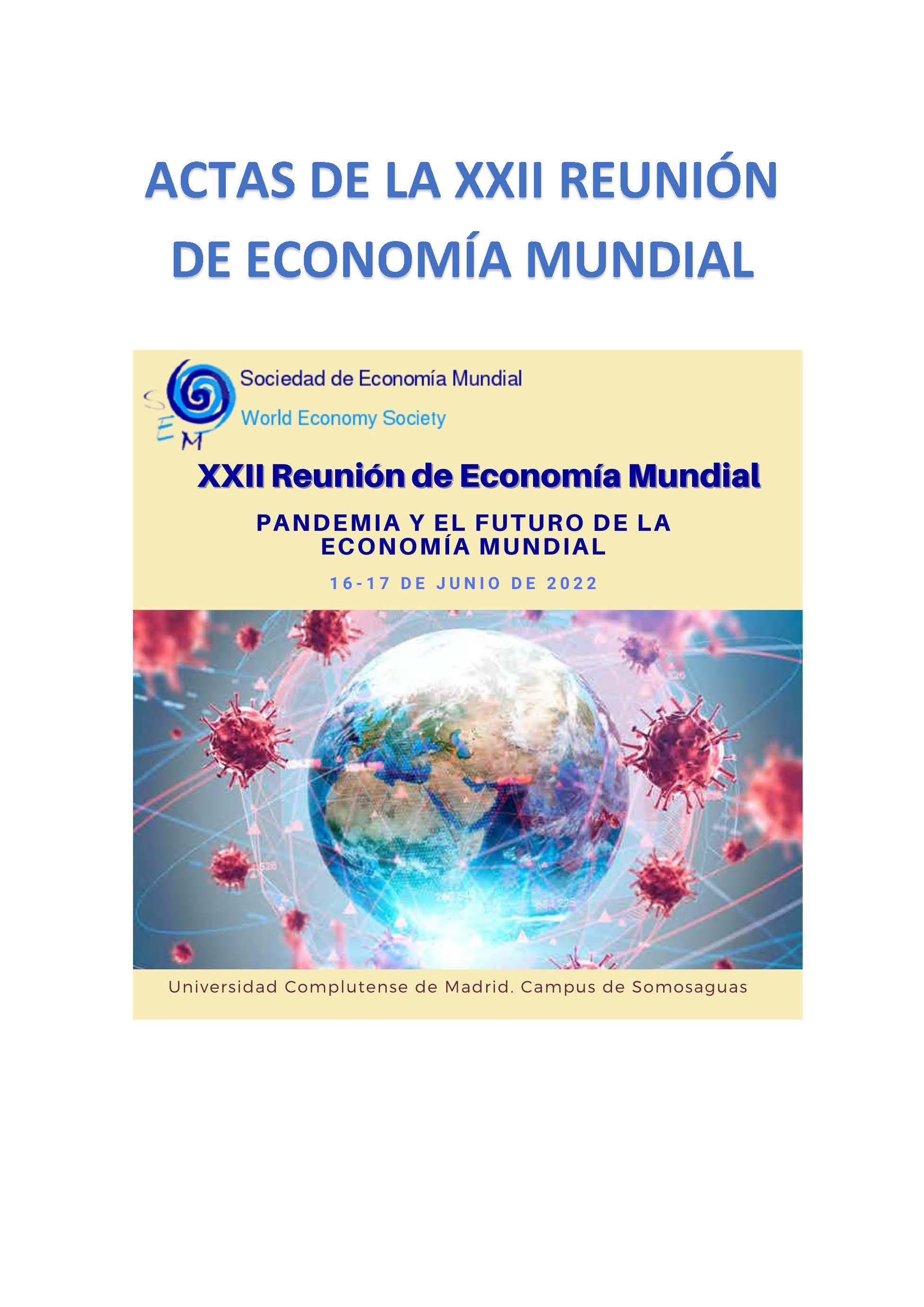 Imagen de portada del libro Pandemia y el futuro de la Economía Mundial