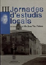 Imagen de portada del libro III Jornades d'Estudis Locals en memòria de Mn. Joan Vic i Salom