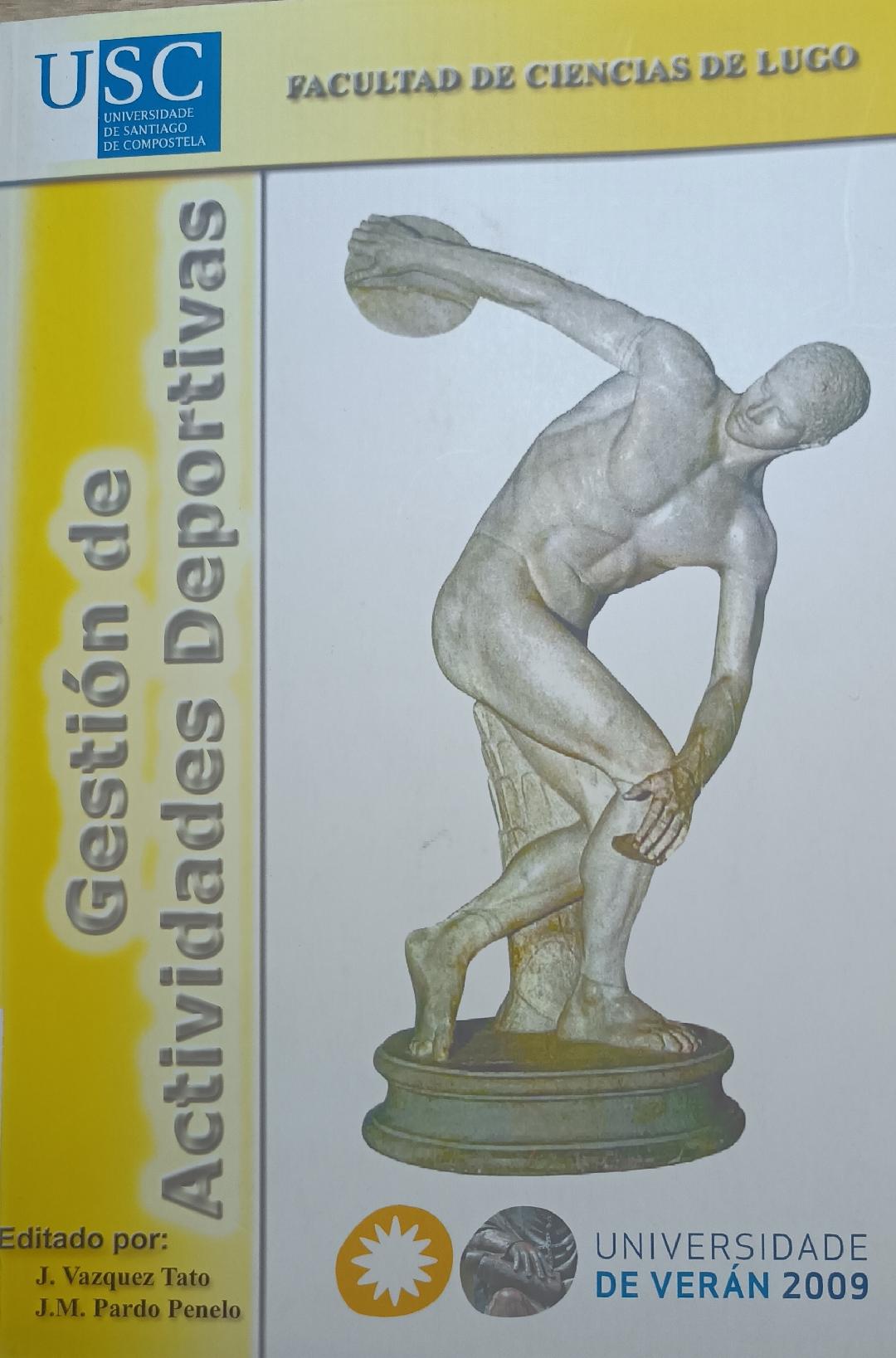 Imagen de portada del libro Gestión de actividades deportivas