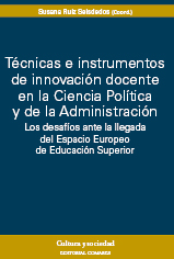 Imagen de portada del libro Técnicas e instrumentos de innovación docente en la Ciencia Política y de la Administración