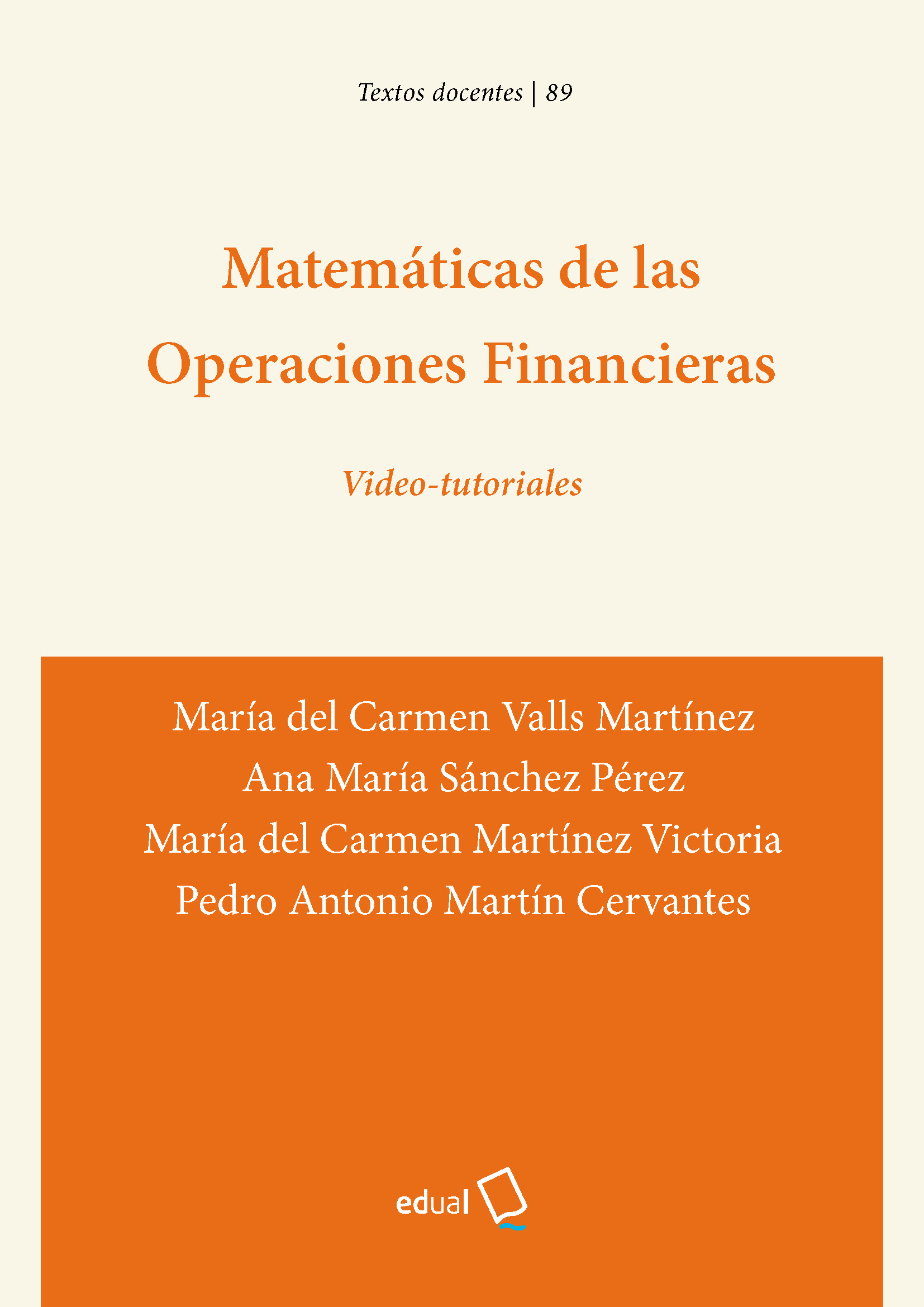 Imagen de portada del libro Matemáticas de las Operaciones Financieras