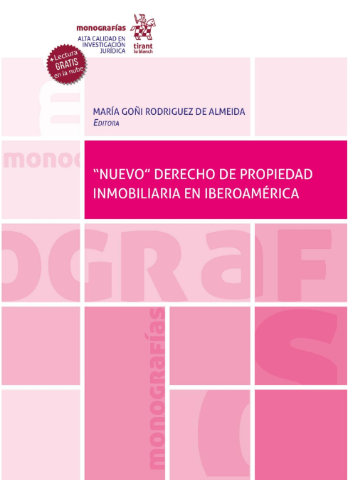 Imagen de portada del libro "Nuevo" derecho de propiedad inmobiliaria en Iberoamérica