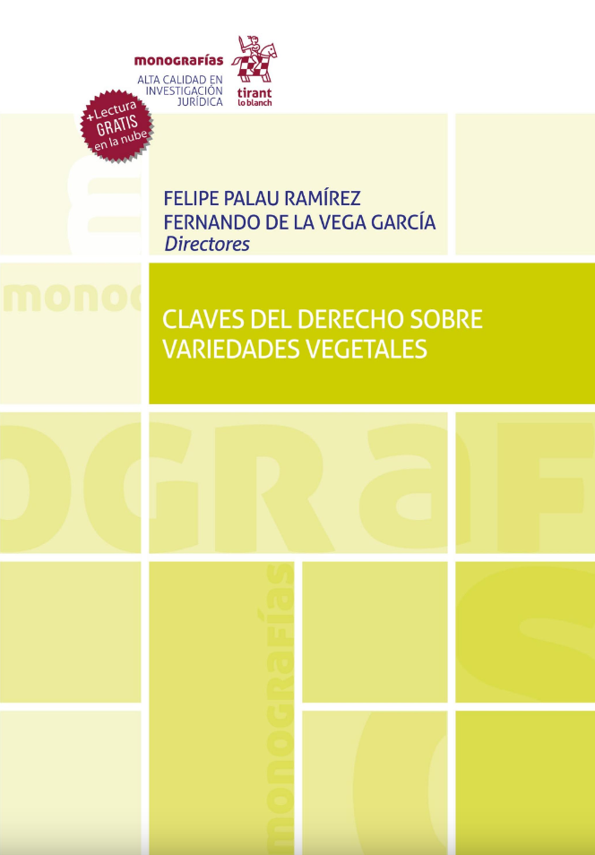 Imagen de portada del libro Claves del Derecho sobre variedades vegetales