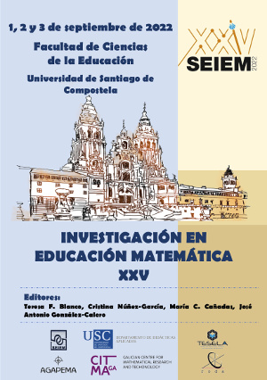Imagen de portada del libro Investigación en Educación Matemática XXV