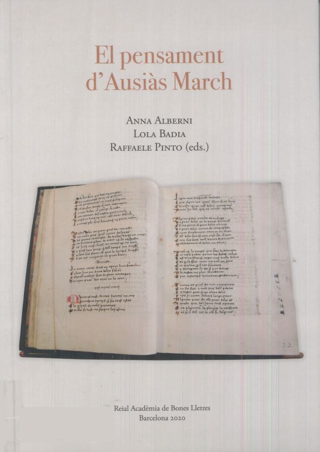 Imagen de portada del libro El pensament d'Ausiàs March