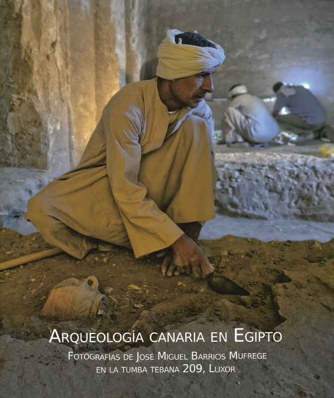 Imagen de portada del libro Arqueología canaria en Egipto