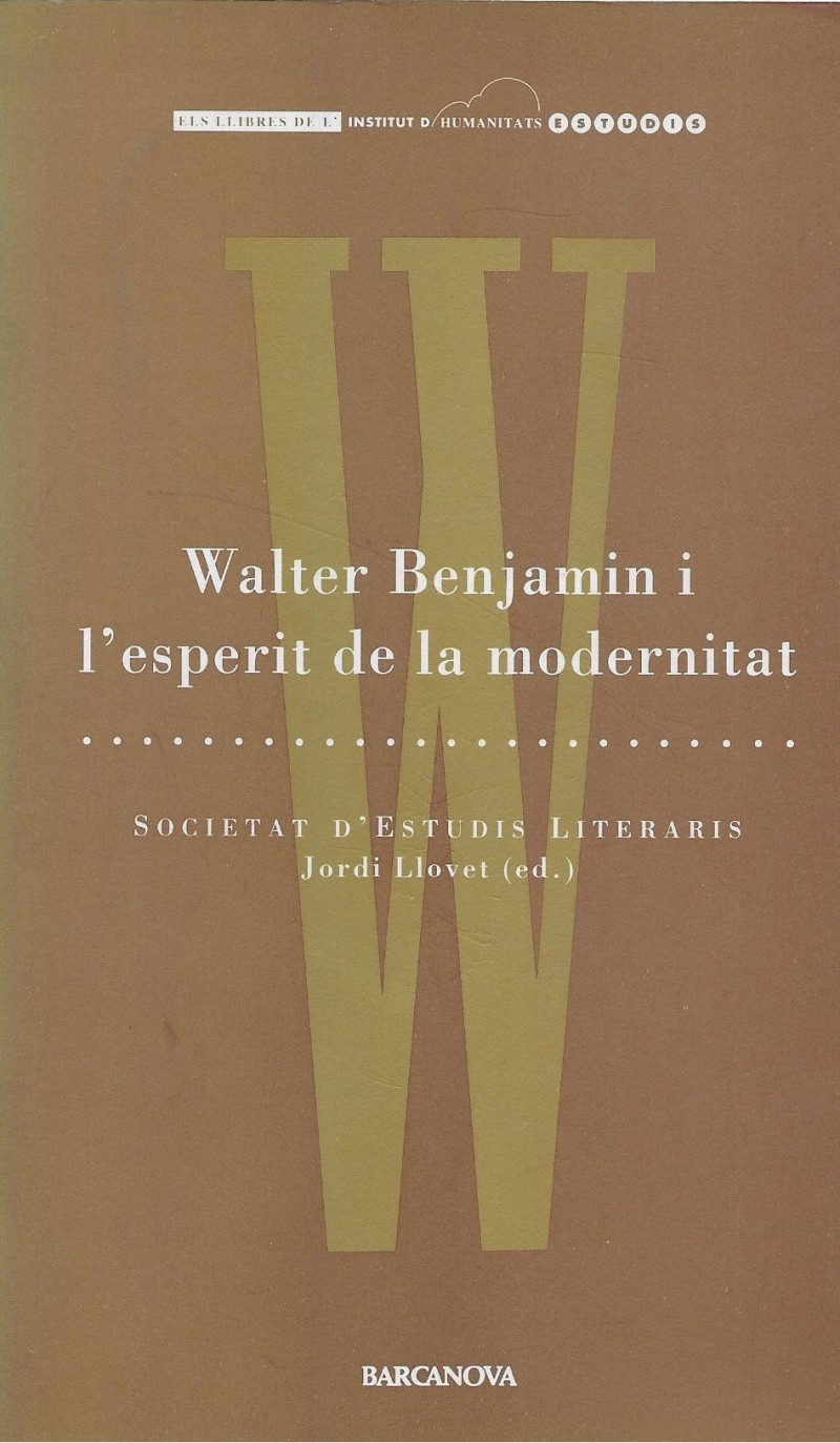 Imagen de portada del libro Walter Benjamin i l'esperit de la modernitat