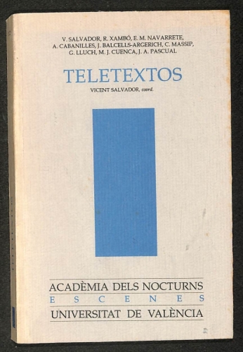 Imagen de portada del libro Teletextos