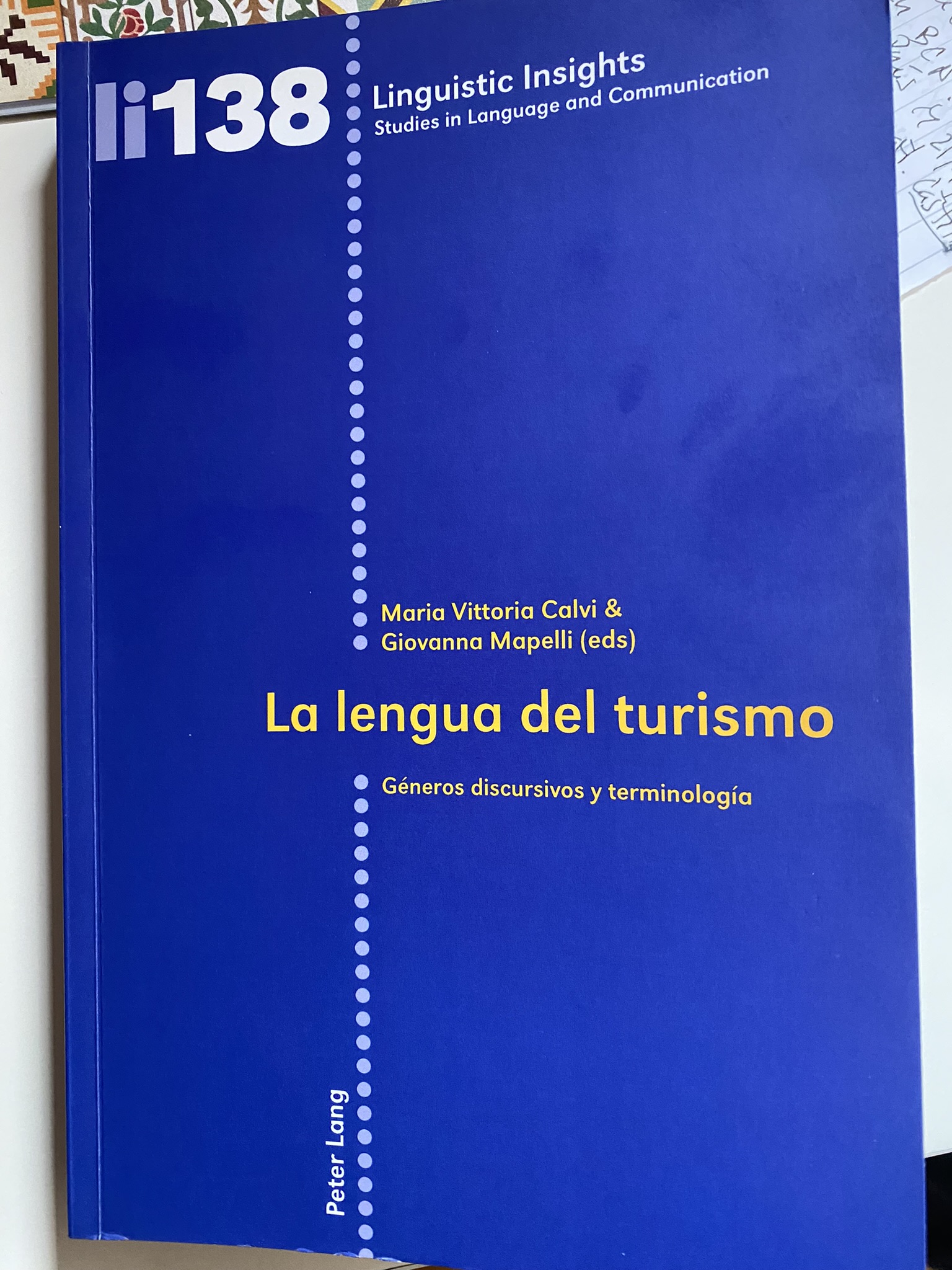 Imagen de portada del libro La lengua del turismo