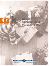 Imagen de portada del libro La emancipación de la juventud en Euskadi 2015 = Gazteen emantzipazioa Euskadin 2015