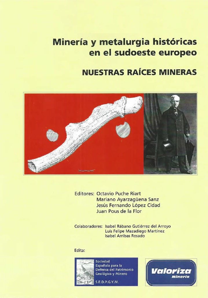 Imagen de portada del libro Minería y metalurgia históricas en el sudoeste europeo