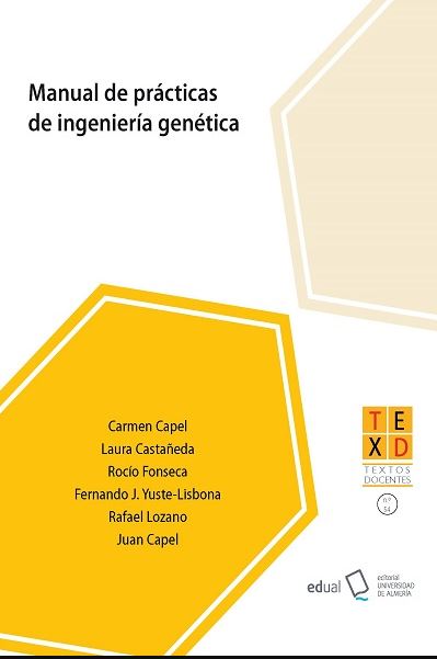 Imagen de portada del libro Manual de prácticas de Ingeniería Genética