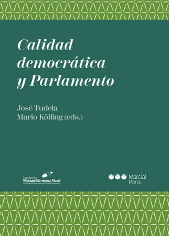 Imagen de portada del libro Calidad democrática y Parlamento