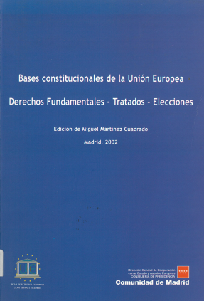 Imagen de portada del libro Bases constitucionales de la Unión Europea