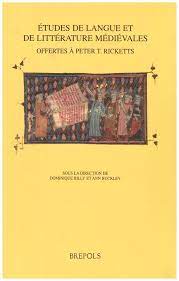 Imagen de portada del libro Études de langue et de littérature médiévales