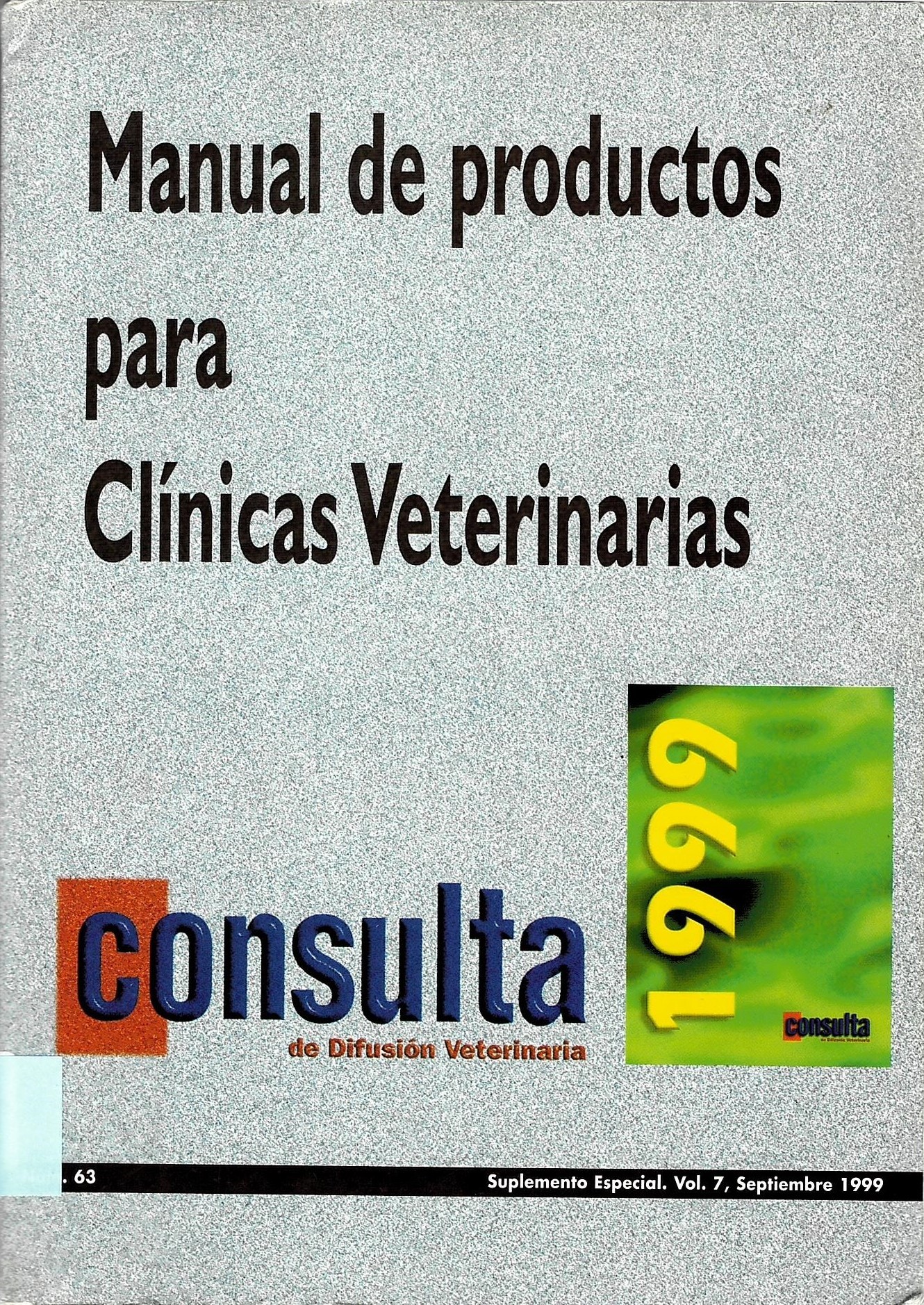 Imagen de portada del libro Manual de productos para clínicas veterinarias