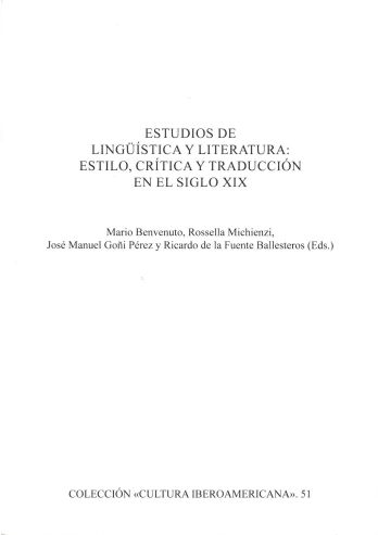 Imagen de portada del libro Estudios de lingüística y literatura