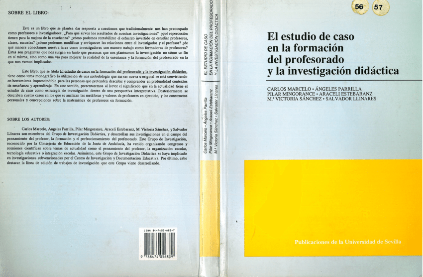 Imagen de portada del libro El estudio de caso en la formación del profesorado y la investigación didáctica