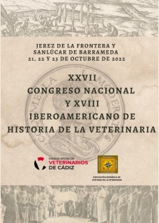 Imagen de portada del libro XXVII Congreso Nacional y XVIII Iberoamericano de Historia de la Veterinaria