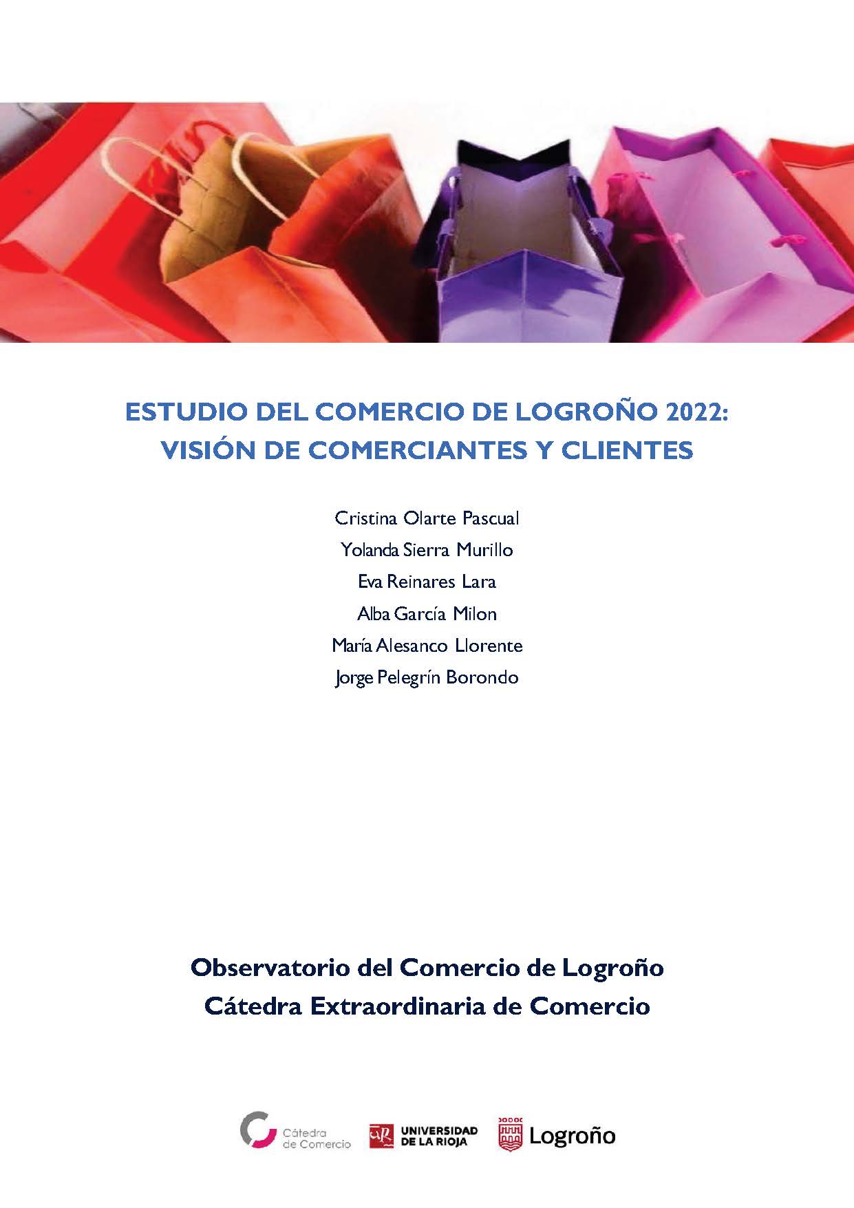 Imagen de portada del libro Estudio del comercio de Logroño 2022