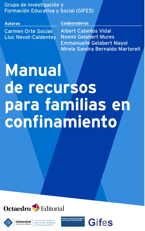 Imagen de portada del libro Manual de recursos para familias en confinamiento