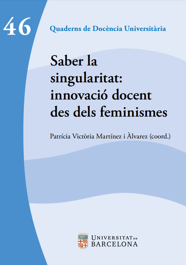 Imagen de portada del libro Saber la singularitat: innovació docent des dels feminismes
