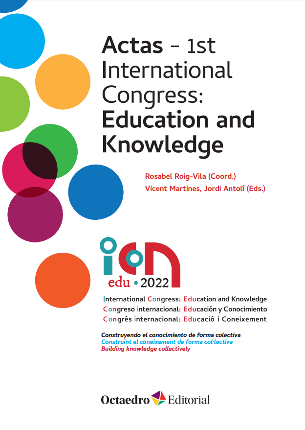 Imagen de portada del libro Actas - I International Congress: Education and Knowledge