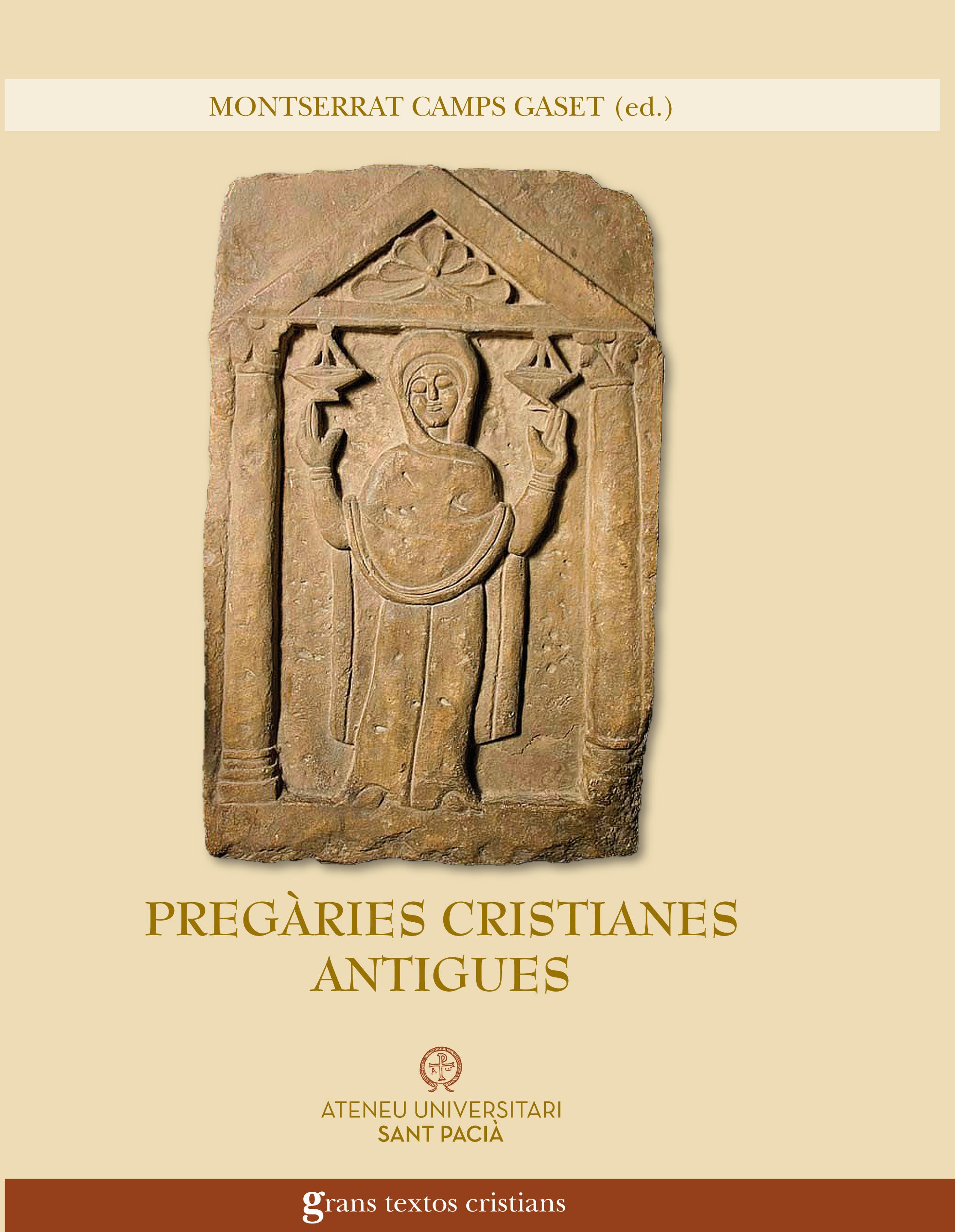 Imagen de portada del libro Pregàries cristianes antigues