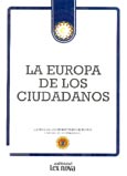 Imagen de portada del libro La Europa de los ciudadanos