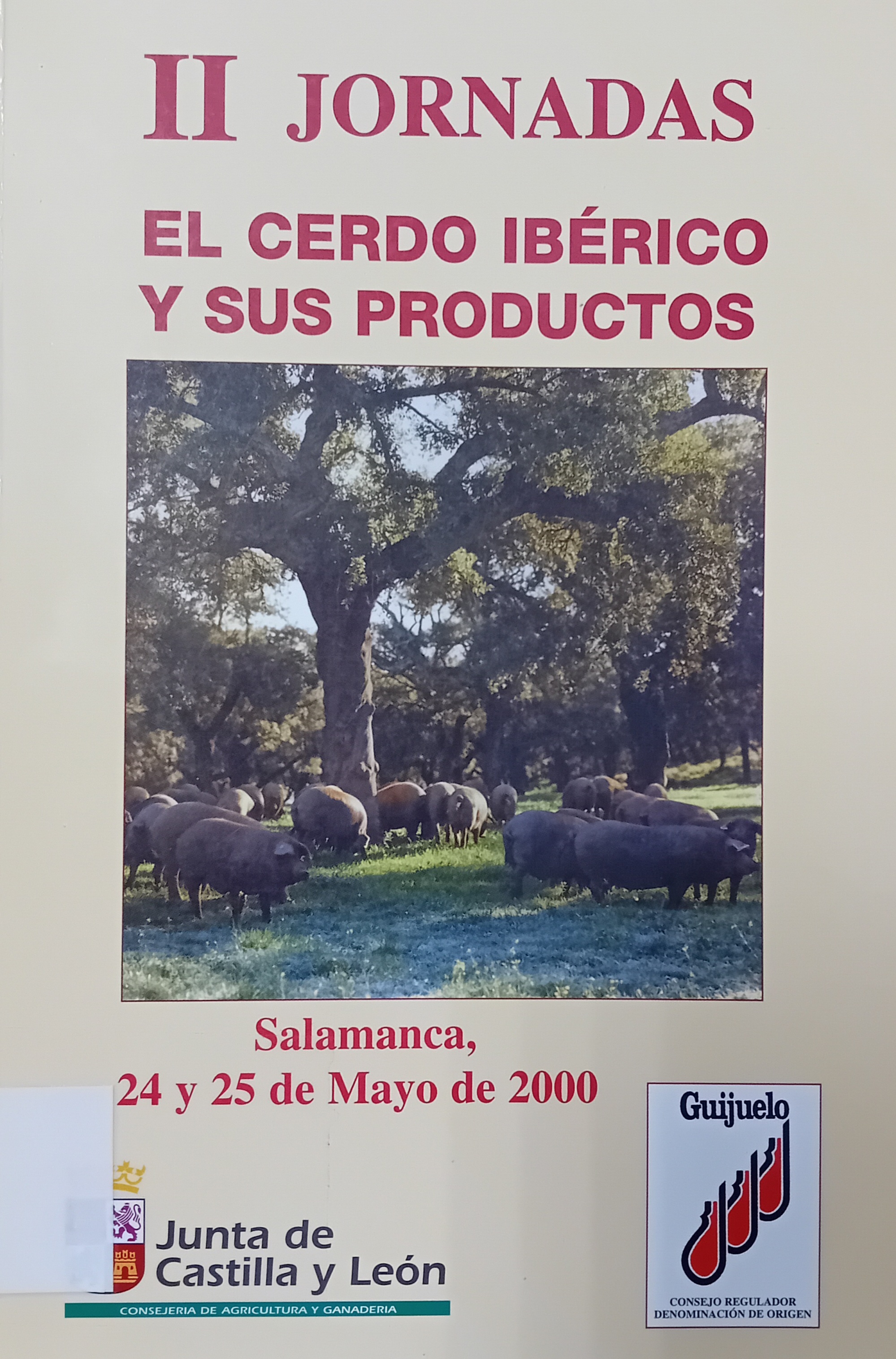 Imagen de portada del libro II Jornadas El Cerdo Ibérico y sus Productos