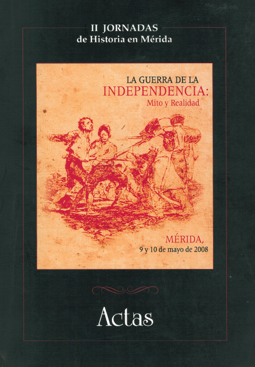 Imagen de portada del libro Actas de las II Jornadas de Historia en Mérida