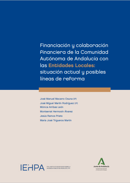 Imagen de portada del libro Financiación y colaboración financiera de la Comunidad Autónoma de Andalucía con las Entidades Locales