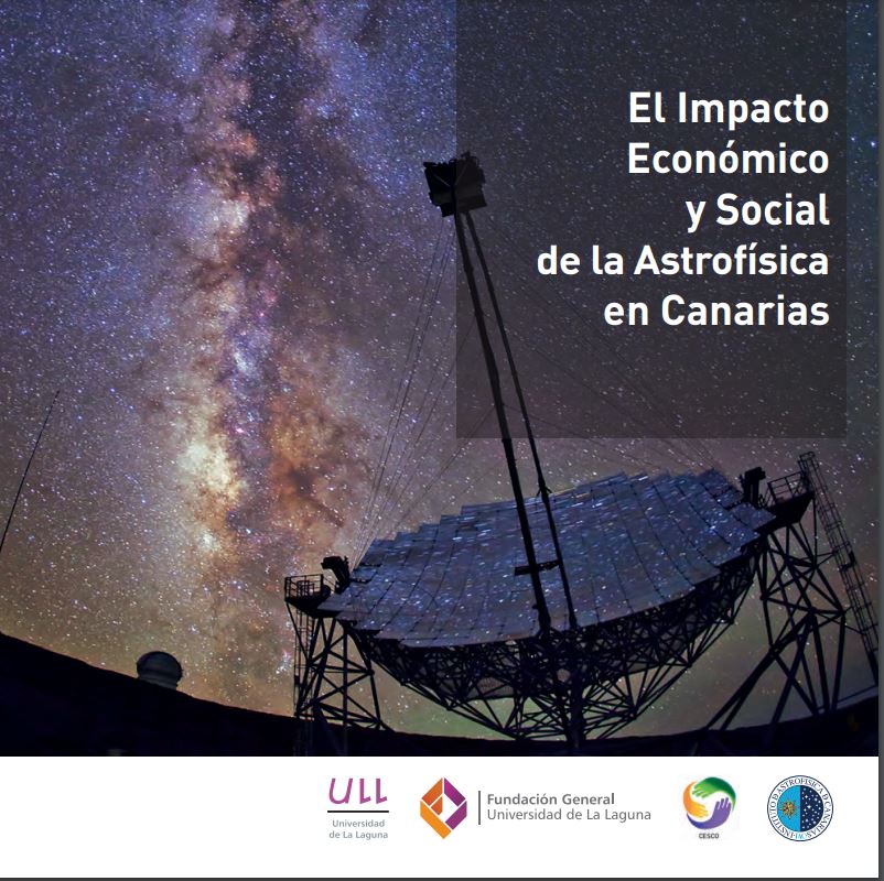 Imagen de portada del libro El impacto económico y social de la astrofísica en Canarias