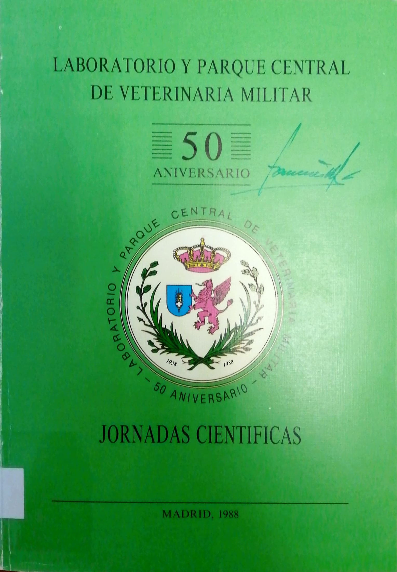 Imagen de portada del libro Laboratorio y Parque Central de Veterinaria Militar
